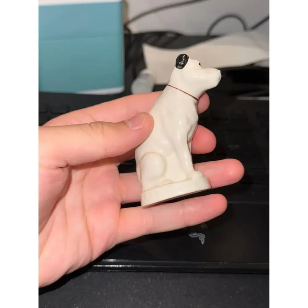 Vintage LENOX Ceramic Nipper Dog Salt Pepper Shaker RCA Mascot Figure